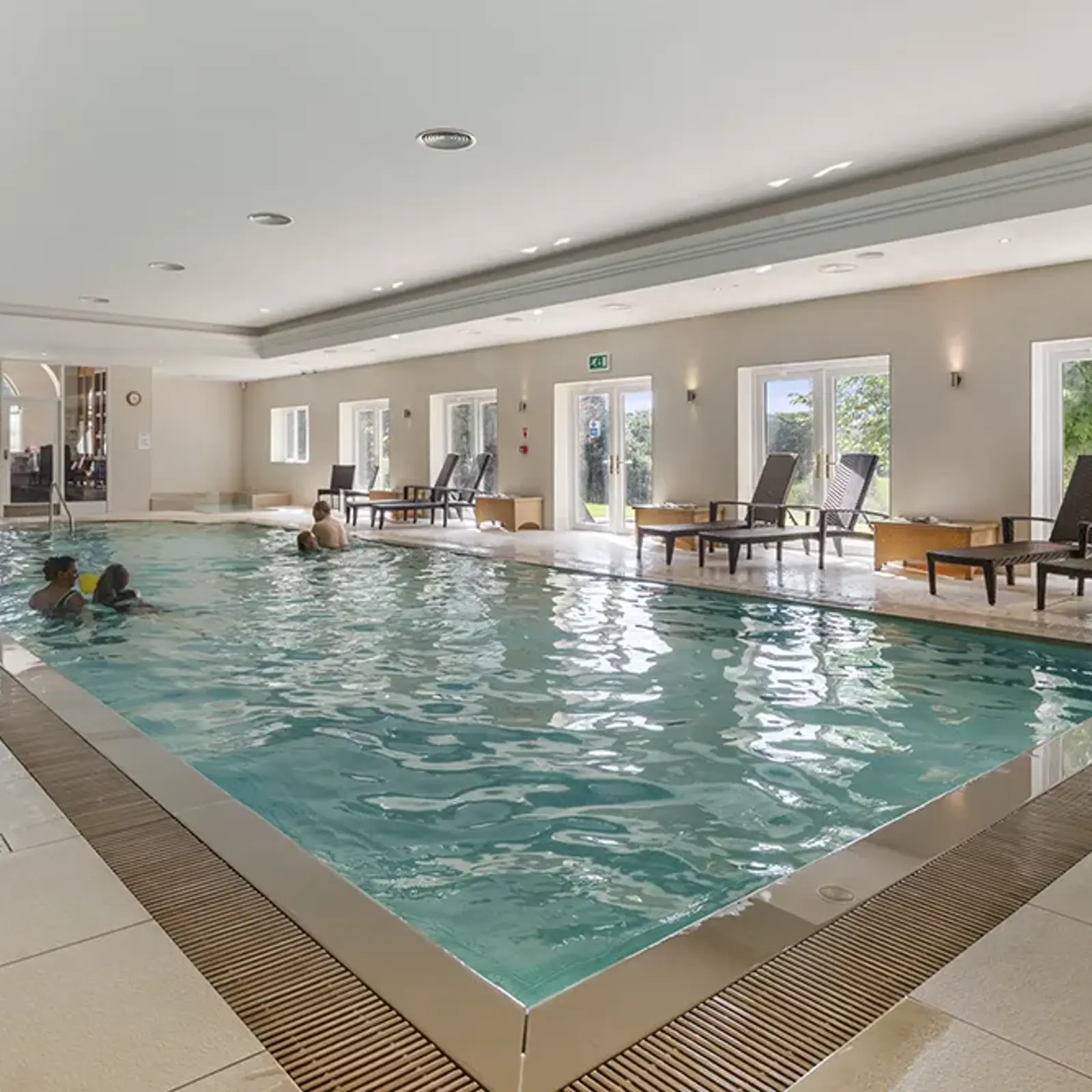 Indoor swimming pool at Lamphey Court Hotel and Spa